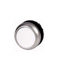 216922 Világító nyomógomb, lapos, fehér