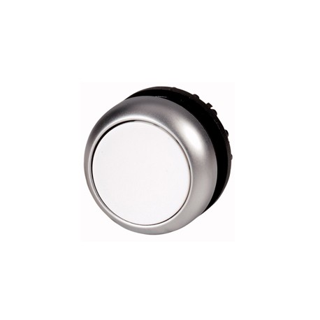 216922 Világító nyomógomb, lapos, fehér