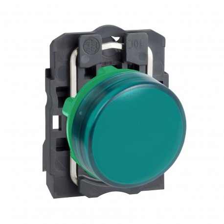 Harmony komplett műanyag LED jelzőlámpa, O22, 24VAC/DC, zöld