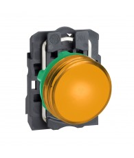 Harmony komplett műanyag LED jelzőlámpa, O22, 24VAC/DC, narancssárga