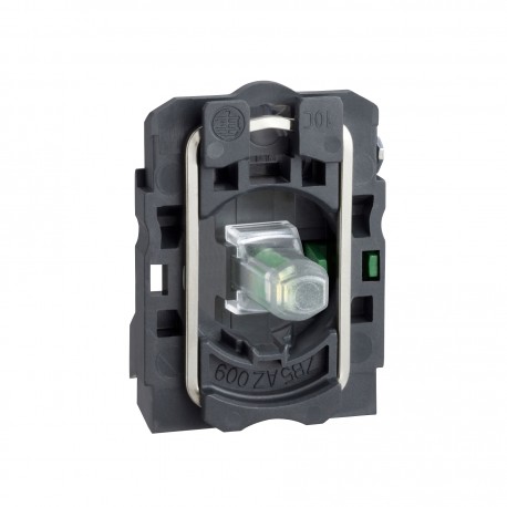 Harmony műanyag jelzőlámpa és érintkező blokk rögzítő aljzattal, LED-es, 1NO, 230VAC, piros