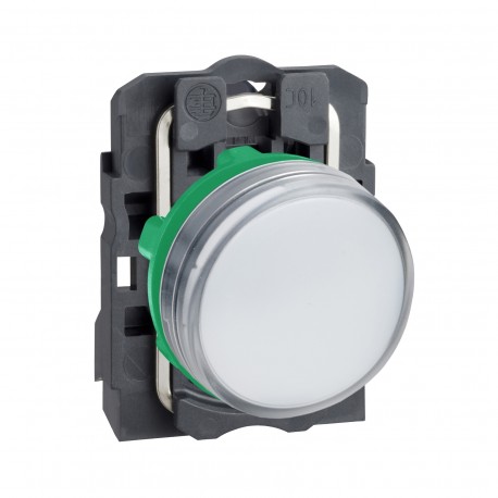 Harmony komplett műanyag LED jelzőlámpa, O22, 24VAC/DC, fehér