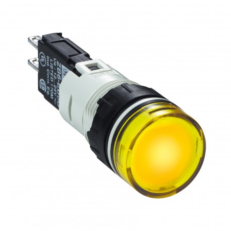 Harmony XB6 O16 komplett jelzőlámpa, kerek, sárga