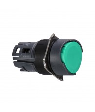 Harmony XB6 O16 nyomógombfej zöld