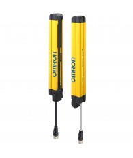 Biztonsági fényfüggöny, 2-es kategória, felbontás: 30 mm, védett magasság: 670 mm, fejlett kivitel