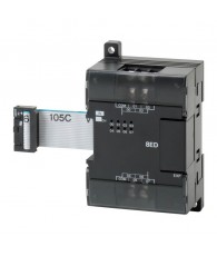 Kompakt PLC bővítő egység, 8 db 2A 250VAC/24VDC terhelhetőségű relé kontaktus kimenettel.