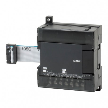 Analóg be/kimeneti modul, CPM1, CPM1A, CPM2A , CP1L, CP1H típusú PLC-khez, 2 db 0 - 10 V, 1 - 5 V, 4 - 20 mA 1/6000 felbontású a