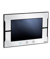 Programozható 9"-os touch-screen terminál 800x480 képpontos, 197 x 118 mm-es hasznos képernyofelülettel, színes (24 bit) telje