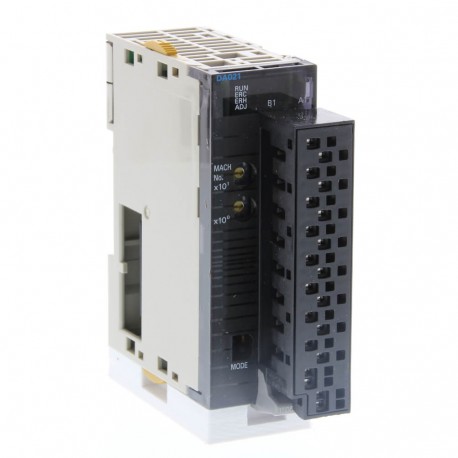 Analóg kimeneti modul 12 bites jelfelbontással, 2 db 4 - 20 mA, 1 – 5 V, 0 – 5 V, 0 – 10 V, -10 - +10 V-os egyenként választható