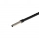 Fibre optic sensor, diffuse, 3mm dia head, high flex R1 fibre, 2m cable