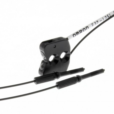 Fiber optic sensor, limited reflective, label detection, 7mm, R10 fiber, 2m cable