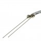 Fiber optic sensor, through-beam, M4 head with 1.2mm sleeve, standard R25 fiber, 2m cable
