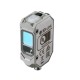 Photoelectric sensor, rectangular housing, stainless steel, red laser class 1, background suppression, spot beam, 35-150 mm, 10-