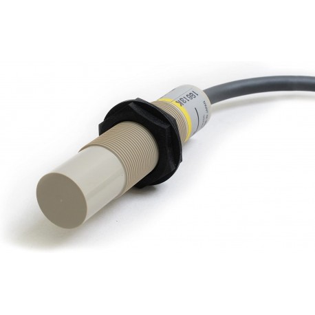 Proximity sensor, capacitive, M18, unshielded, 8 mm, DC, 3-wire, NPN-NC, 2 m cable