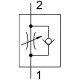 GRLA-3/8-QS-10-D F.vcsapó szelep