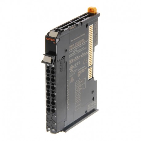 4 Analog Inputs, 4 to 20 mA single ended, resolution 1:8000, 250 µs/ch, screwless push-in connector, 12 mm wide