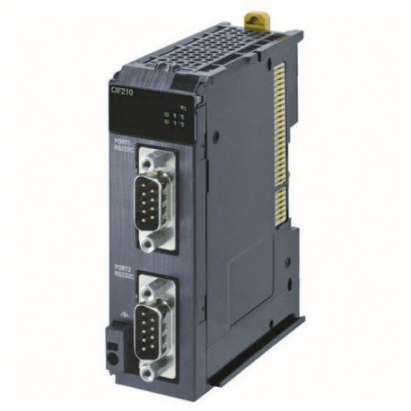 NX típusú soros kommunikációs interfész 2 db RS-232C porttal, D-sub csatlakozóval.