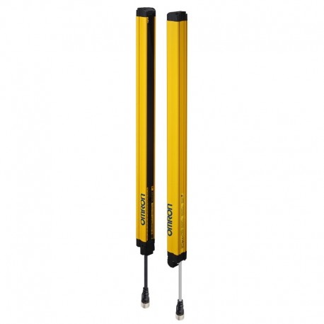 Biztonsági fényfüggöny, 4-es kategória, felbontás: 30 mm, védett magasság: 1230 mm, fejlett kivitel