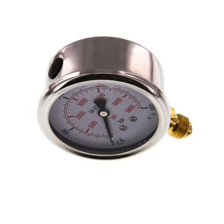 63-as csill. manométer alsó csatl. 0÷400 bar G 1/4 MS 40063 GLY CR