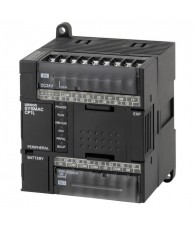 Kompakt PLC központi egység, 5 k lépés beépített programtároló RAM-al, real time órával, 10 k szó 16 bites adattároló memória (D