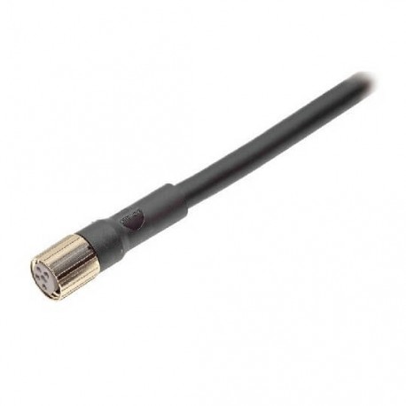 Sensor cable, M8 straight socket (female), 4-poles, PVC fire-retardant cable, IP67, 5 m