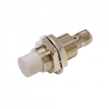 Proximity sensor, inductive, nickel-brass, short body, M18, unshielded, 16 mm, DC, 3-wire, PNP NO, IO-Link COM3, M12 connector