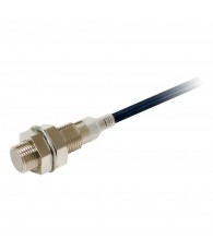 Proximity sensor, inductive, nickel-brass, short body, M12, shielded, 4 mm, DC, 3-wire, PNP NO, IO-Link COM3, 2 m cable