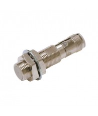 Induktív érzékelő M12-es átmérő, érzékelési távolság 4mm, PNP/NO kimenet, M12 csatlakozóval