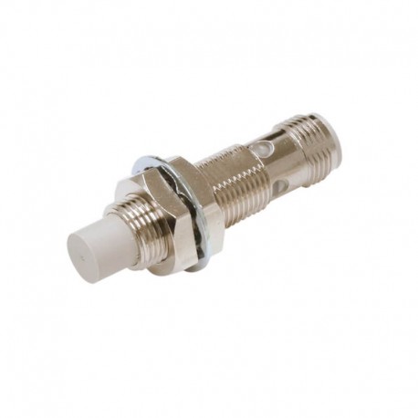 Proximity sensor, inductive, nickel-brass, short body, M12, unshielded, 8 mm, DC, 3-wire, PNP NO, IO-Link COM3, M12 connector