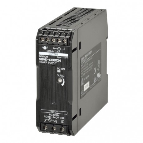 S8VK-C06024 Kapcsolóüzemű tápegység 100 - 230 VAC / 24 VDC 2,5 A / 60 W