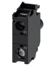 LED module with integrated LED230 V AC, white, screwterminal, for front platemounting