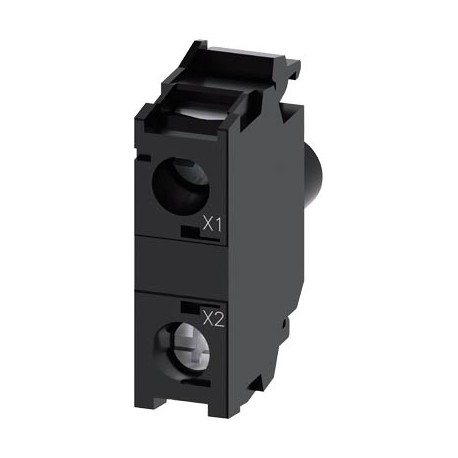 LED module with integrated LED230 V AC, white, screwterminal, for front platemounting
