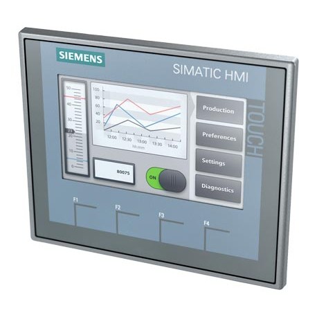 SIMATIC HMI, KTP400 Basic,Basic Panel, Key/touchoperation, 4" TFT display,65536 colors, PROFINETinterface, configurable from