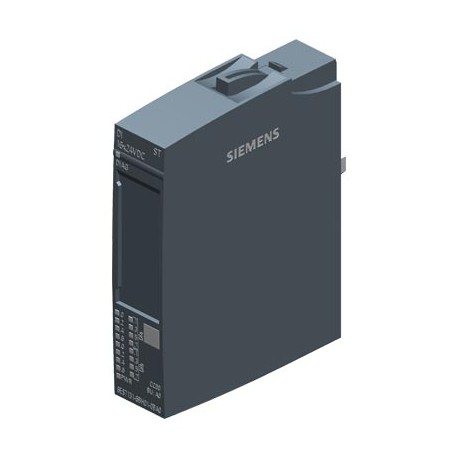 SIMATIC ET 200SP, Digital inputmodule, DI 16x 24V DC Standard,type 3 (IEC 61131), sink input,(PNP, P-reading), Packing unit: