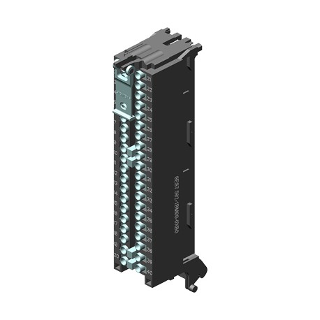 SIMATIC S7-1500, Frontconnector in push-in design,40-pole, for 35 mm wide modulesincl. 4 potential bridges andcable ties