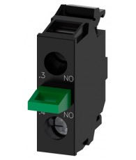 Contact module with 1 contactelement, 1 NO, screw-typeterminal, for floor mounting,Minimum order quantity 5 or amultiple the