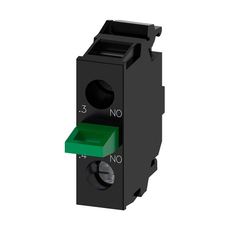 Contact module with 1 contactelement, 1 NO, screw-typeterminal, for floor mounting,Minimum order quantity 5 or amultiple the