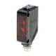 Photoelectric sensor, rectangular housing, red LED, retro-reflective, transparent object, 500 mm, PNP, Light-ON/Dark-ON, M8 4-pi
