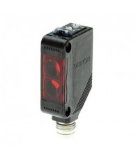 Photoelectric sensor, rectangular housing, red LED, retro-reflective, transparent object, 500 mm, PNP, Light-ON/Dark-ON, M8 4-pi