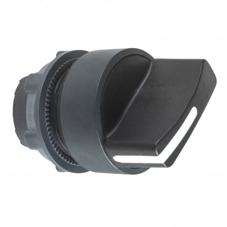 Harmony műanyag választókapcsoló fej, O22, 2 állású, jobbról visszatérő, fekete