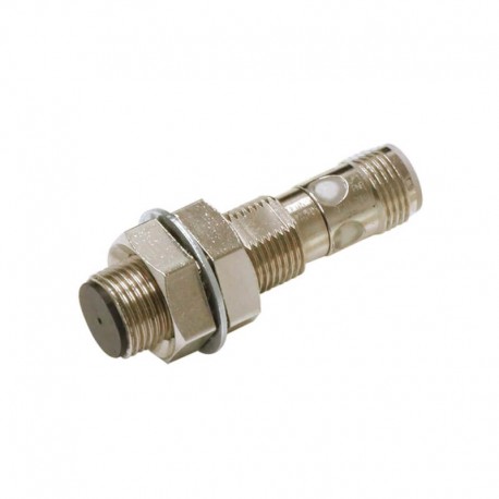 Proximity sensor, inductive, nickel-brass, short body, M12, shielded, 6 mm, DC, 3-wire, PNP NO, IO-Link COM3, M12 connector