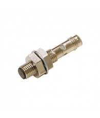 Proximity sensor, inductive, short brass body M8, shielded, 4 mm, DC, 3-wire, PNP NO, IO-Link COM3, M8 connector 3 pin
