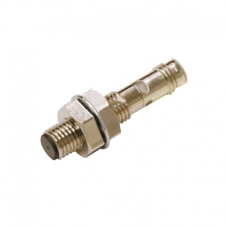 Proximity sensor, inductive, short brass body M8, shielded, 4 mm, DC, 3-wire, PNP NO, IO-Link COM3, M8 connector 3 pin