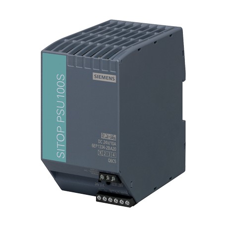 SITOP PSU100S 24 V/10 AStabilized power supply input:120/230 V AC, output: DC 24V/10 A *Ex approval no longeravailable*