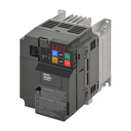 M1 AC Drive, 0.7/1.1 kW (HD/ND), 3.4/4.1 A (HD/ND), 400 VAC, 3~ input, OLV/CLV control, STO (wired), max. output freq. 590 Hz