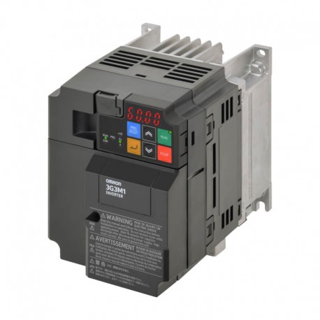 M1 AC Drive, 2.2/3.0 kW (HD/ND), 5.5/6.9 A (HD/ND), 400 VAC, 3~ input, OLV/CLV control, STO (wired), max. output freq. 590 Hz