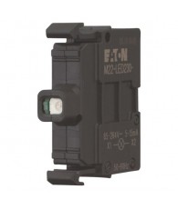 216559 LED elem, előlapra, csavaros, 24V AC/DC, zöld