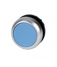 216600 - Nyomógomb, lapos, kék