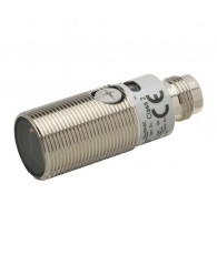 Fotoelektromos érzékelő M18-as fémházas, tárgyreflexiós, érzékelési távolság 100mm, NPN-kimenet, M12 csatlakozóval