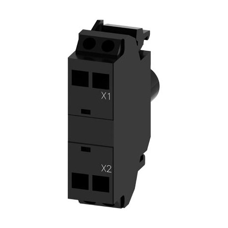 LED module with integrated LED 24 V AC/DC, red, Spring-loaded terminal, for front plate mounting, Minimum order quantity 5 or a 